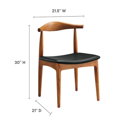 Modway EEI-1682 Tracy Wood Dining Chairs Set of 4 - Plaza Home Decor