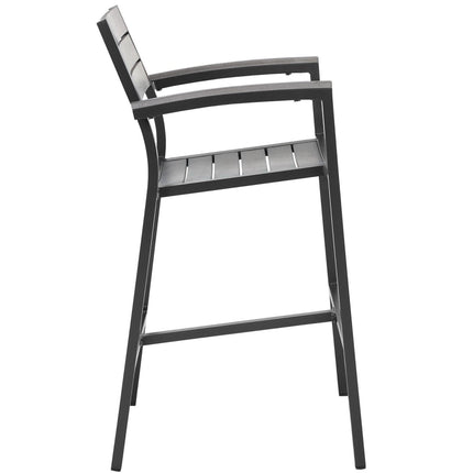 Modway EEI-1740 Maine Outdoor Patio Bar Stool Set of 2 Modway