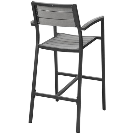 Modway EEI-1740 Maine Outdoor Patio Bar Stool Set of 2 Modway