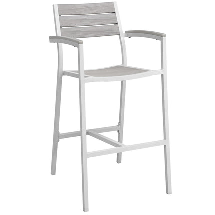 Modway EEI-1740 Maine Outdoor Patio Bar Stool Set of 2 Modway