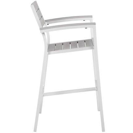 Modway EEI-1755 Maine 5 Piece Outdoor Patio Bar Set Modway
