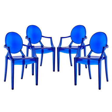 Modway EEI-1769 Casper Dining Armchairs Set of 4 Modway