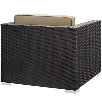 Modway EEI-1809 Convene 5 Piece Outdoor Patio Sectional Set Modway