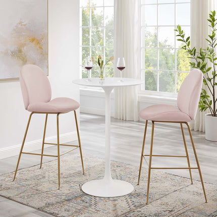 Modway EEI-1825 Lippa 28" Round Wood Bar Table Modway