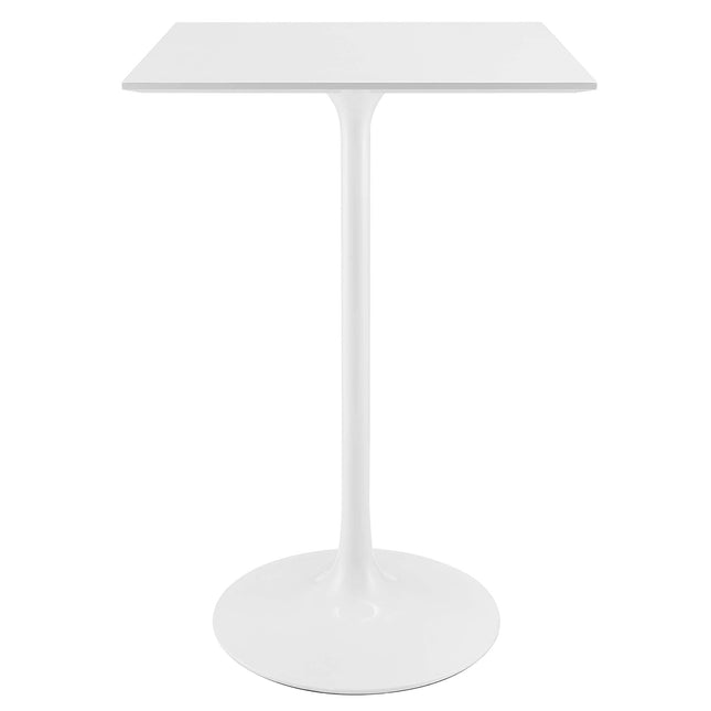 Modway EEI-1826 Lippa 28" Square Wood Bar Table Modway