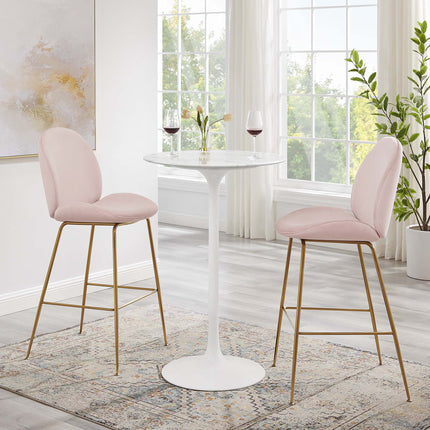 Modway EEI-1827 Lippa 28" Round Faux Marble Bar Table Modway