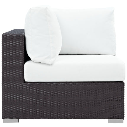 Modway EEI-2169 Convene 10 Piece Outdoor Patio Sectional Set Modway