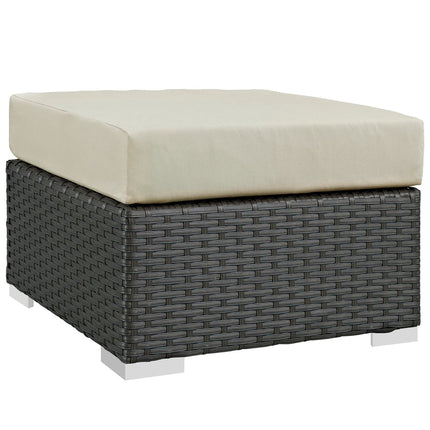 Modway EEI-1855 Sojourn Outdoor Patio Sunbrella® Ottoman - Plaza Home Decor