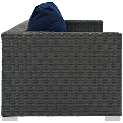 Modway EEI-1860 Sojourn Outdoor Patio Sunbrella® Sofa - Plaza Home Decor