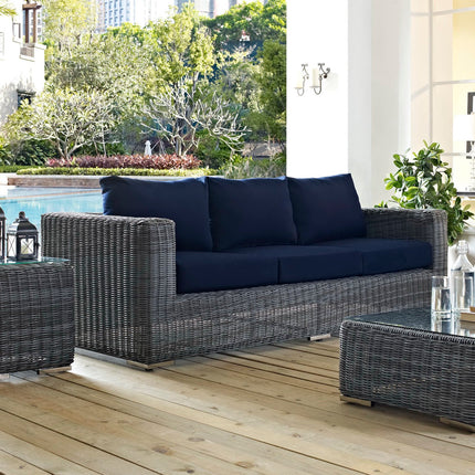 Modway EEI-1874 Summon Outdoor Patio Sunbrella® Sofa - Plaza Home Decor