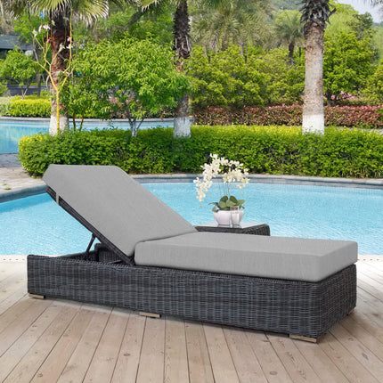 Modway EEI-1876 Summon Outdoor Patio Sunbrella® Chaise Lounge - Plaza Home Decor