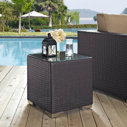 Modway EEI-1909 Convene Outdoor Patio Side Table Modway