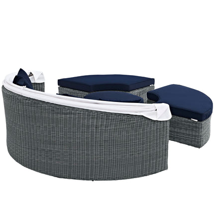 Modway EEI-1997 Summon Canopy Outdoor Patio Sunbrella® Daybed - Plaza Home Decor