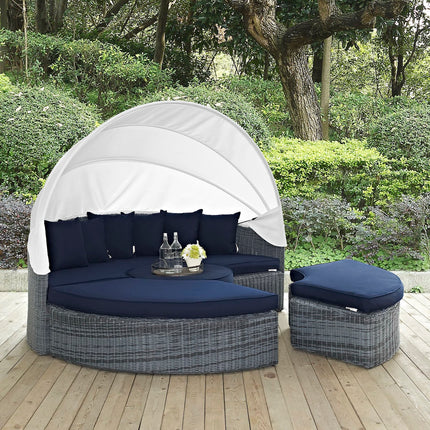 Modway EEI-1997 Summon Canopy Outdoor Patio Sunbrella® Daybed - Plaza Home Decor