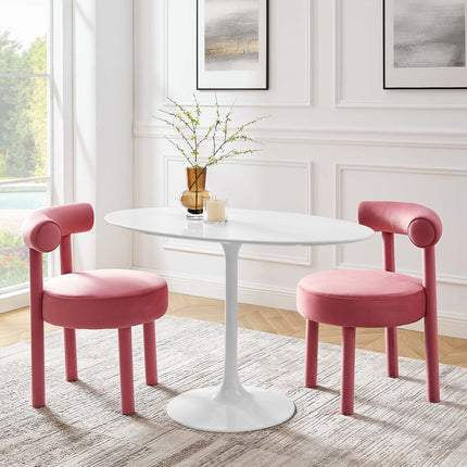 Modway EEI-2017 Lippa 48" Oval Wood Dining Table Modway