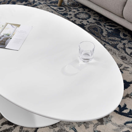 Modway EEI-2018 Lippa 48" Oval-Shaped Wood Coffee Table Modway