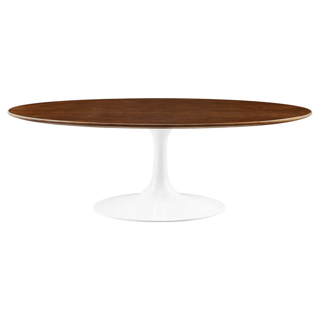 Modway EEI-2020 Lippa 48" Oval Wood Coffee Table Modway