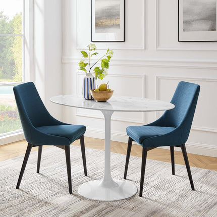 Modway EEI-2021 Lippa 48" Oval Faux Marble Dining Table Modway