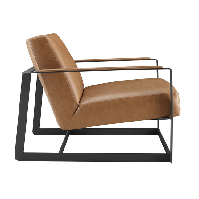 Modway EEI-2075 Seg Vegan Leather Accent Chair Modway
