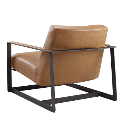 Modway EEI-2075 Seg Vegan Leather Accent Chair Modway
