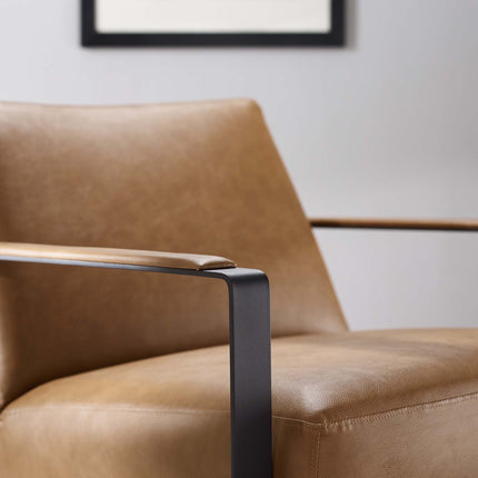 Modway EEI-2075 Seg Vegan Leather Accent Chair Modway