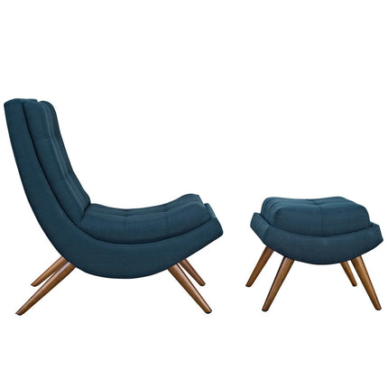 Modway EEI-2143 Ramp Upholstered Fabric Lounge Chair Set Modway