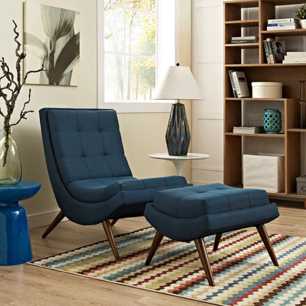 Modway EEI-2143 Ramp Upholstered Fabric Lounge Chair Set Modway