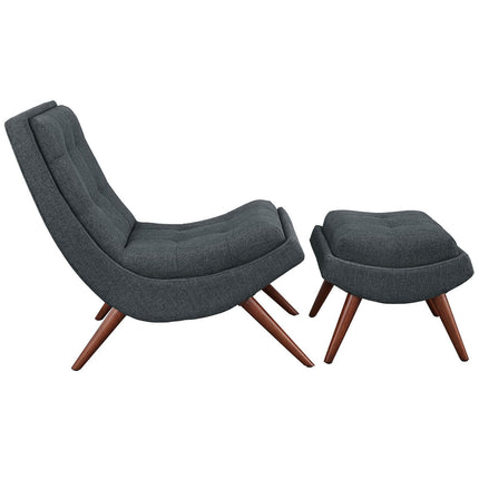 Modway EEI-2143 Ramp Upholstered Fabric Lounge Chair Set Modway