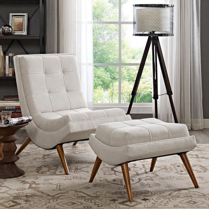 Modway EEI-2143 Ramp Upholstered Fabric Lounge Chair Set Modway