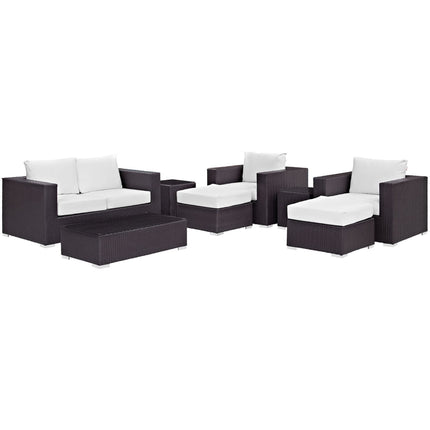 Modway EEI-2159 Convene 8 Piece Outdoor Patio Sofa Set Modway