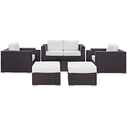 Modway EEI-2159 Convene 8 Piece Outdoor Patio Sofa Set Modway