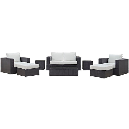 Modway EEI-2159 Convene 8 Piece Outdoor Patio Sofa Set Modway