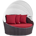 Espresso Red / Rattan