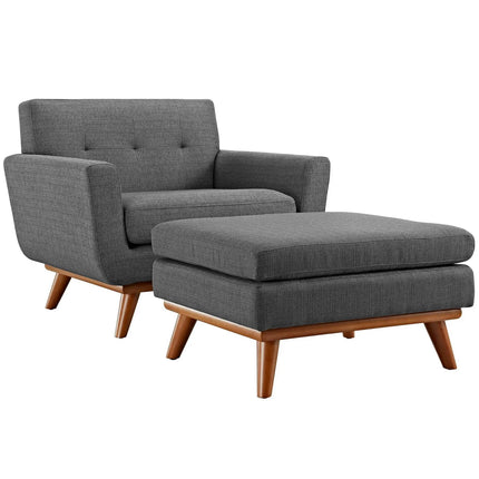 Modway EEI-2187 Engage 2 Piece Armchair and Ottoman Modway