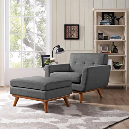 Modway EEI-2187 Engage 2 Piece Armchair and Ottoman Modway