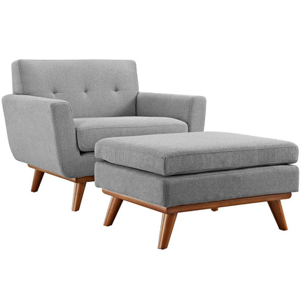 Modway EEI-2187 Engage 2 Piece Armchair and Ottoman Modway