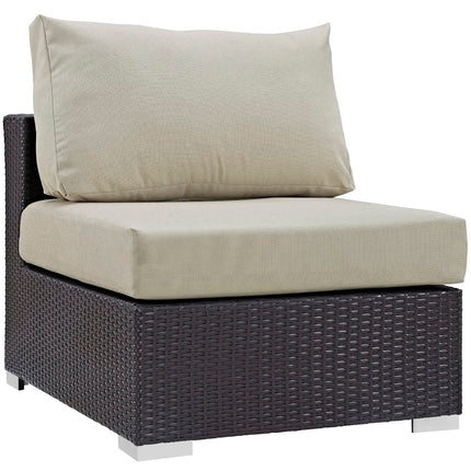 Modway EEI-2203 Convene 8 Piece Outdoor Patio Sectional Set Modway