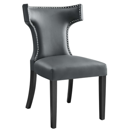 Modway EEI-2220 Curve Vegan Leather Dining Chair Modway