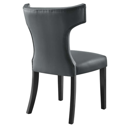 Modway EEI-2220 Curve Vegan Leather Dining Chair Modway