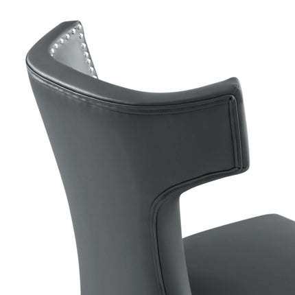 Modway EEI-2220 Curve Vegan Leather Dining Chair Modway