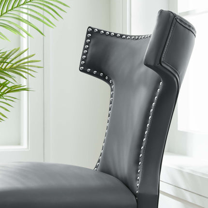 Modway EEI-2220 Curve Vegan Leather Dining Chair Modway