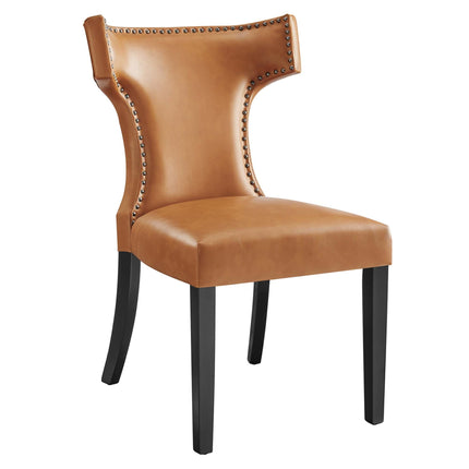 Modway EEI-2220 Curve Vegan Leather Dining Chair Modway