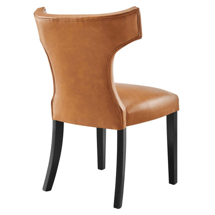 Modway EEI-2220 Curve Vegan Leather Dining Chair Modway