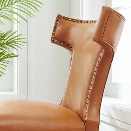 Modway EEI-2220 Curve Vegan Leather Dining Chair Modway