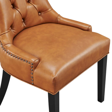 Modway EEI-2222 Regent Tufted Vegan Leather Dining Chair Modway