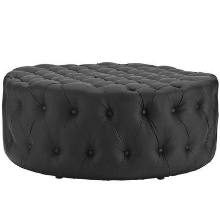 Modway EEI-2224 Amour Upholstered Vinyl Ottoman Modway