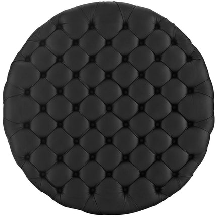 Modway EEI-2224 Amour Upholstered Vinyl Ottoman Modway
