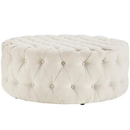 Modway EEI-2225 Amour Upholstered Fabric Ottoman Modway