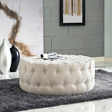 Modway EEI-2225 Amour Upholstered Fabric Ottoman Modway
