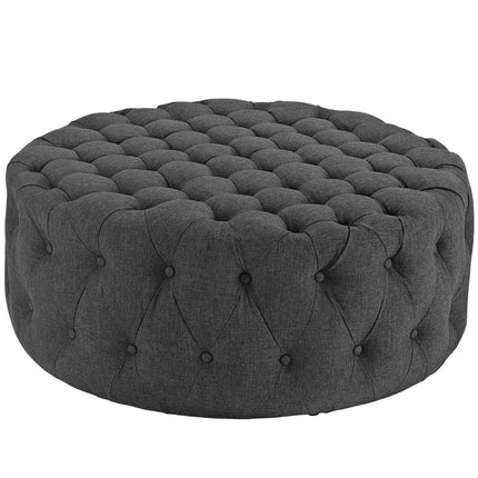 Modway EEI-2225 Amour Upholstered Fabric Ottoman Modway